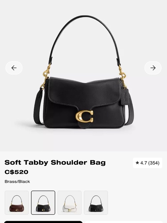 Coach Handbags - COACH SOFT TABBY SHOULDER BAG